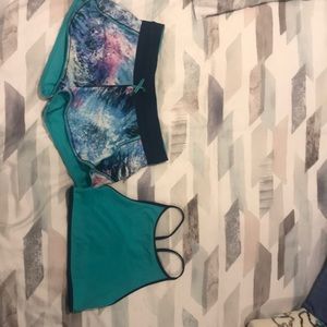 Ivivva reversible bikini top and board shorts